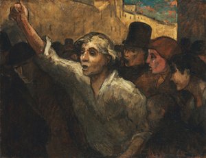 The Uprising by Honoré Daumier